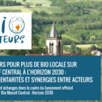 Les RDV Bio Acteurs débutent le mercredi 7 octobre 2020 !